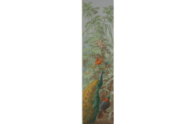 Lé 14 d'un papier peint panoramique "Le Brésil", Manufacture Jules Desfossé, Paris, 1862 Imprimé à la planche cliché © Musée du Papier Peint, Rixheim